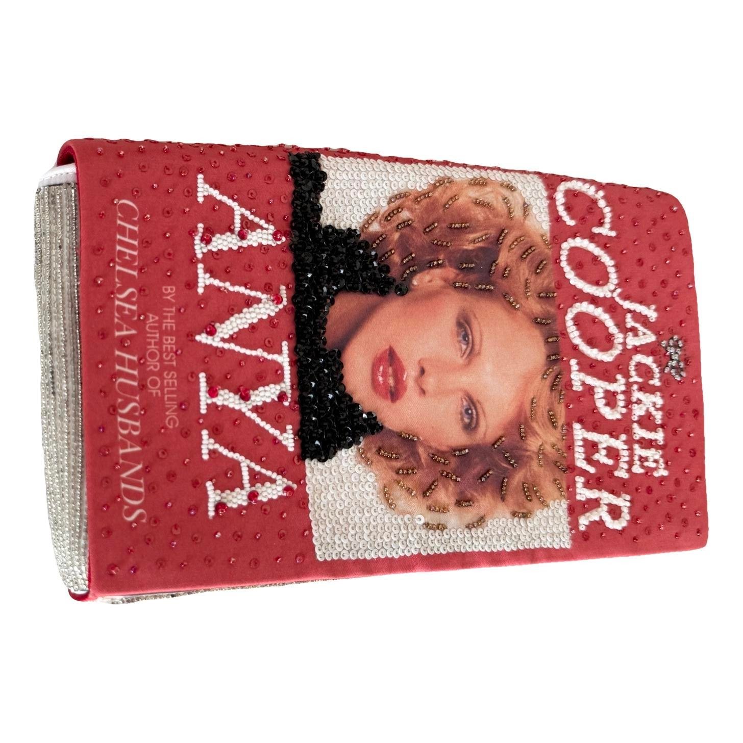 Silk clutch bag