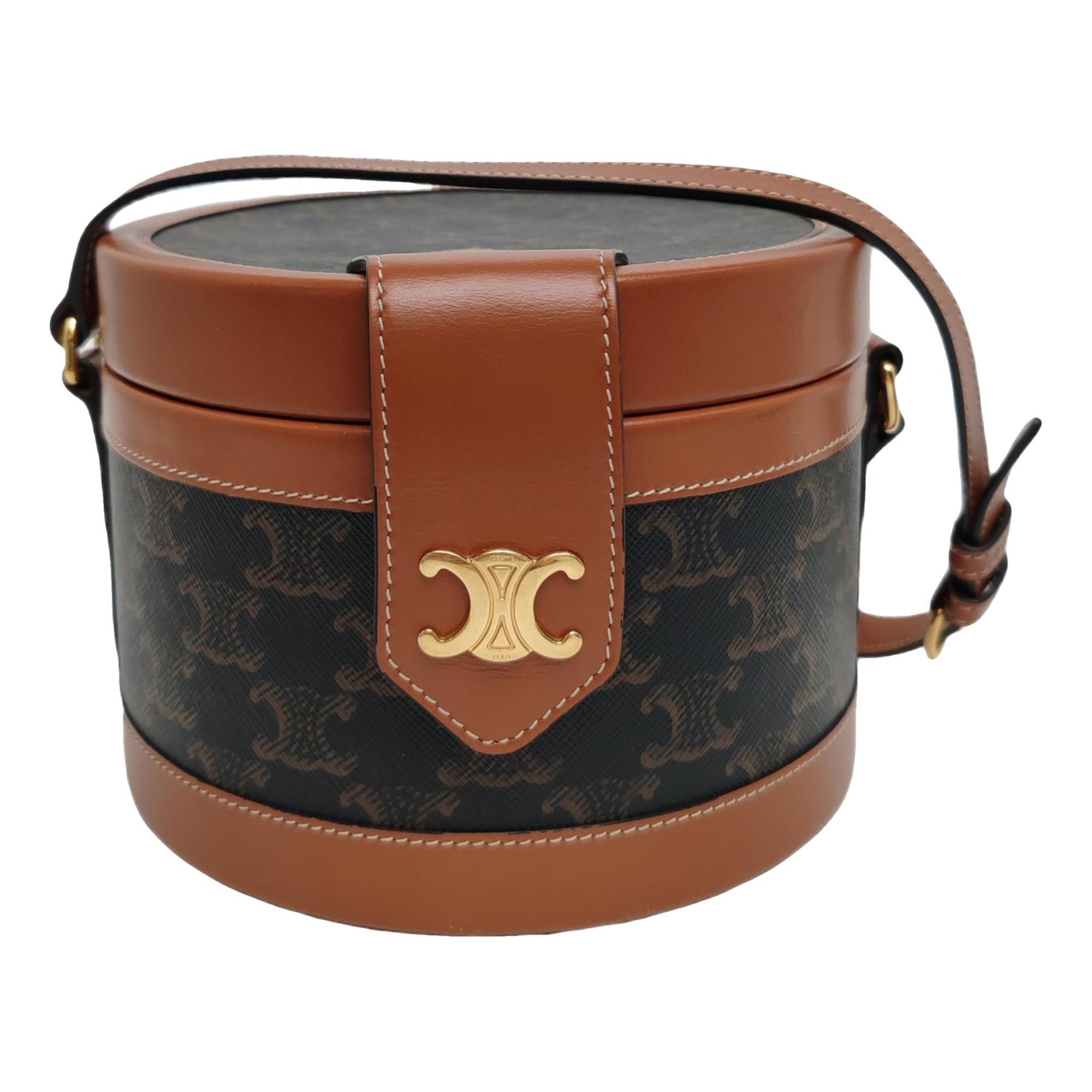 Triomphe leather handbag