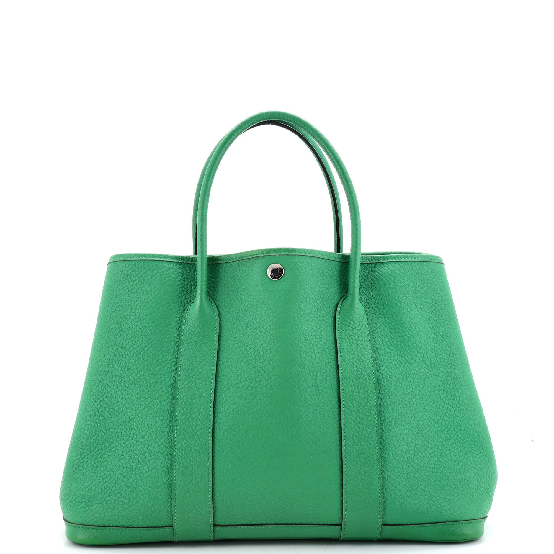 Garden Party Tote Leather with Printed Interior 36