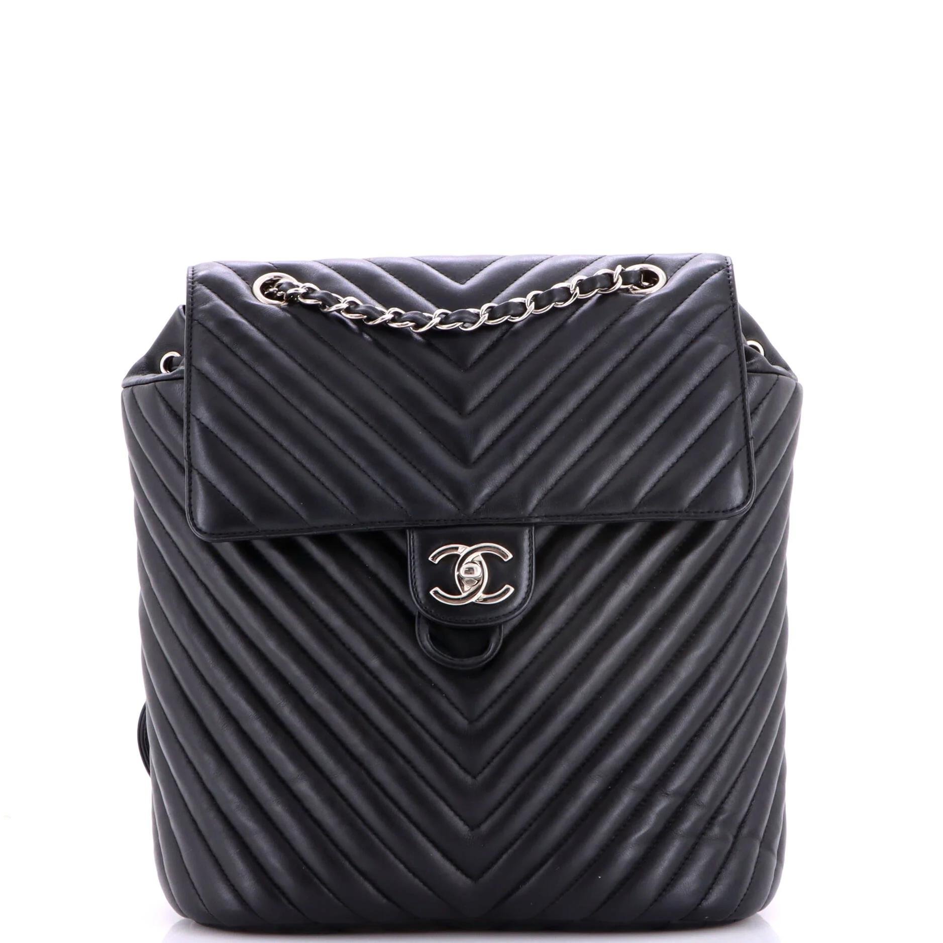 Leather backpack