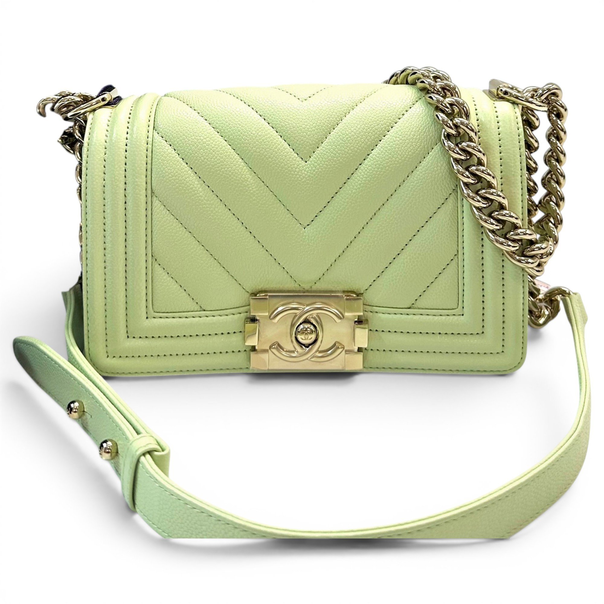 Boy leather crossbody bag