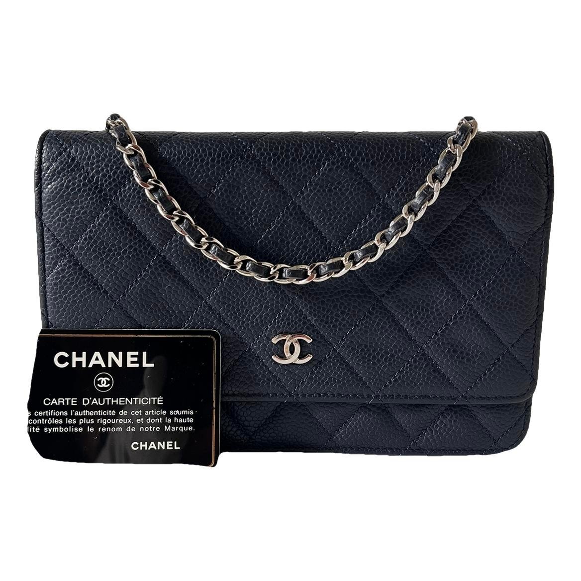 Wallet On Chain Timeless/Classique leather crossbody bag