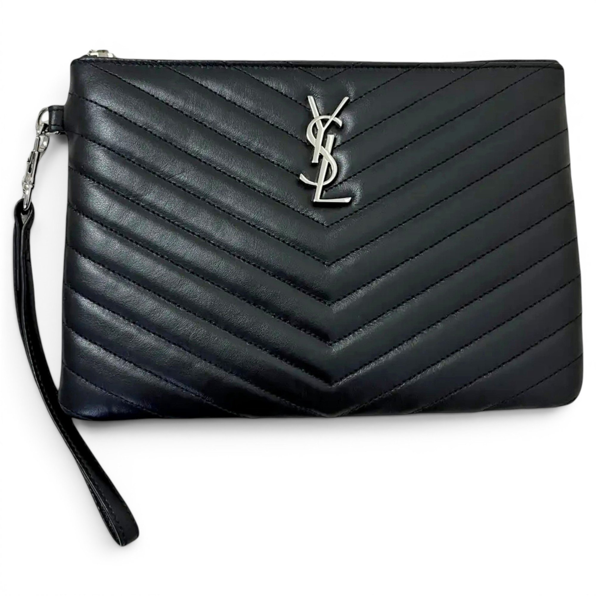 Satchel Monogramme leather crossbody bag