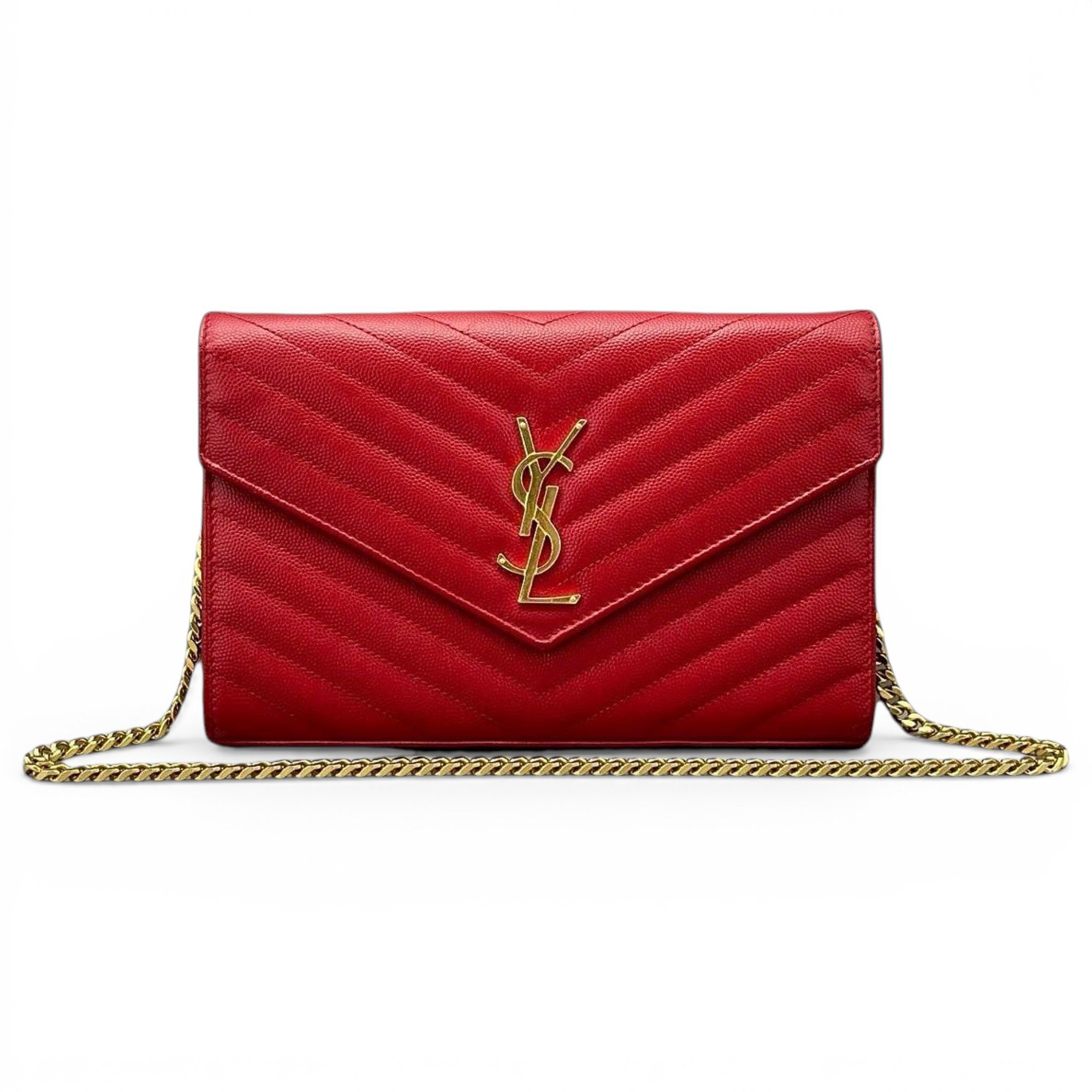 Portefeuille enveloppe leather handbag