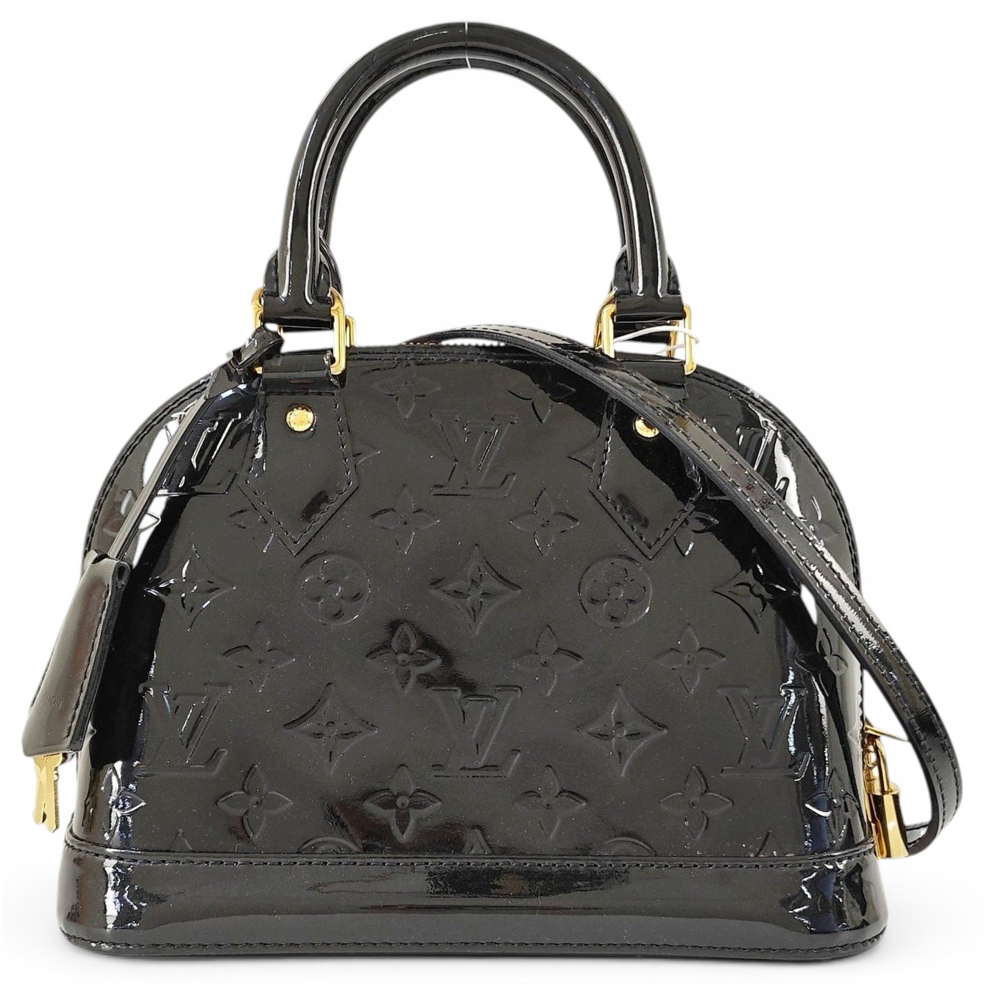 Alma patent leather handbag