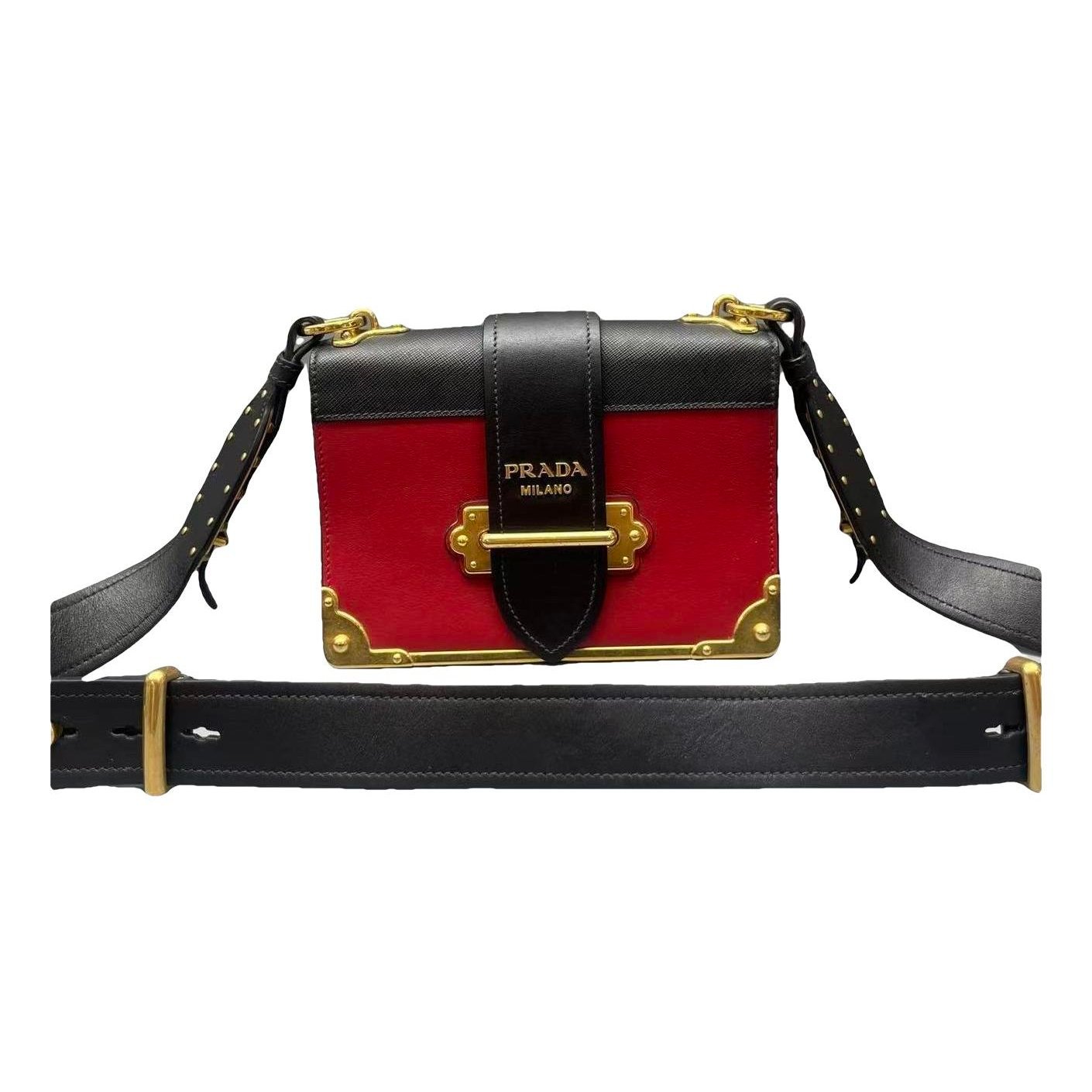 Cahier leather handbag