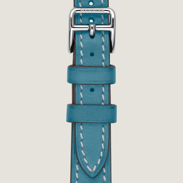 Bleu Jean Bracelet Pour Heure H Mini Modèle 21 MM, Simple Tour