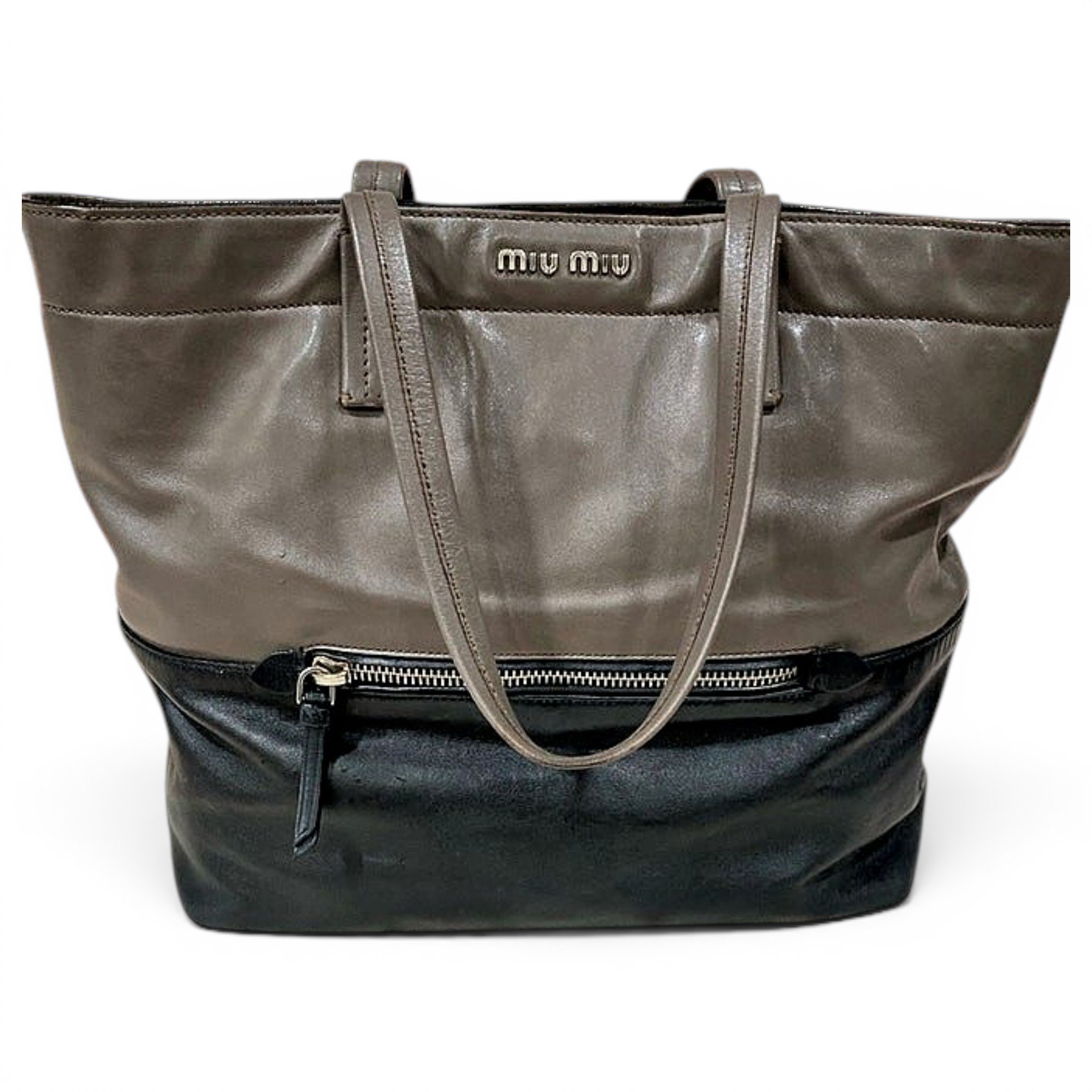 Leather handbag
