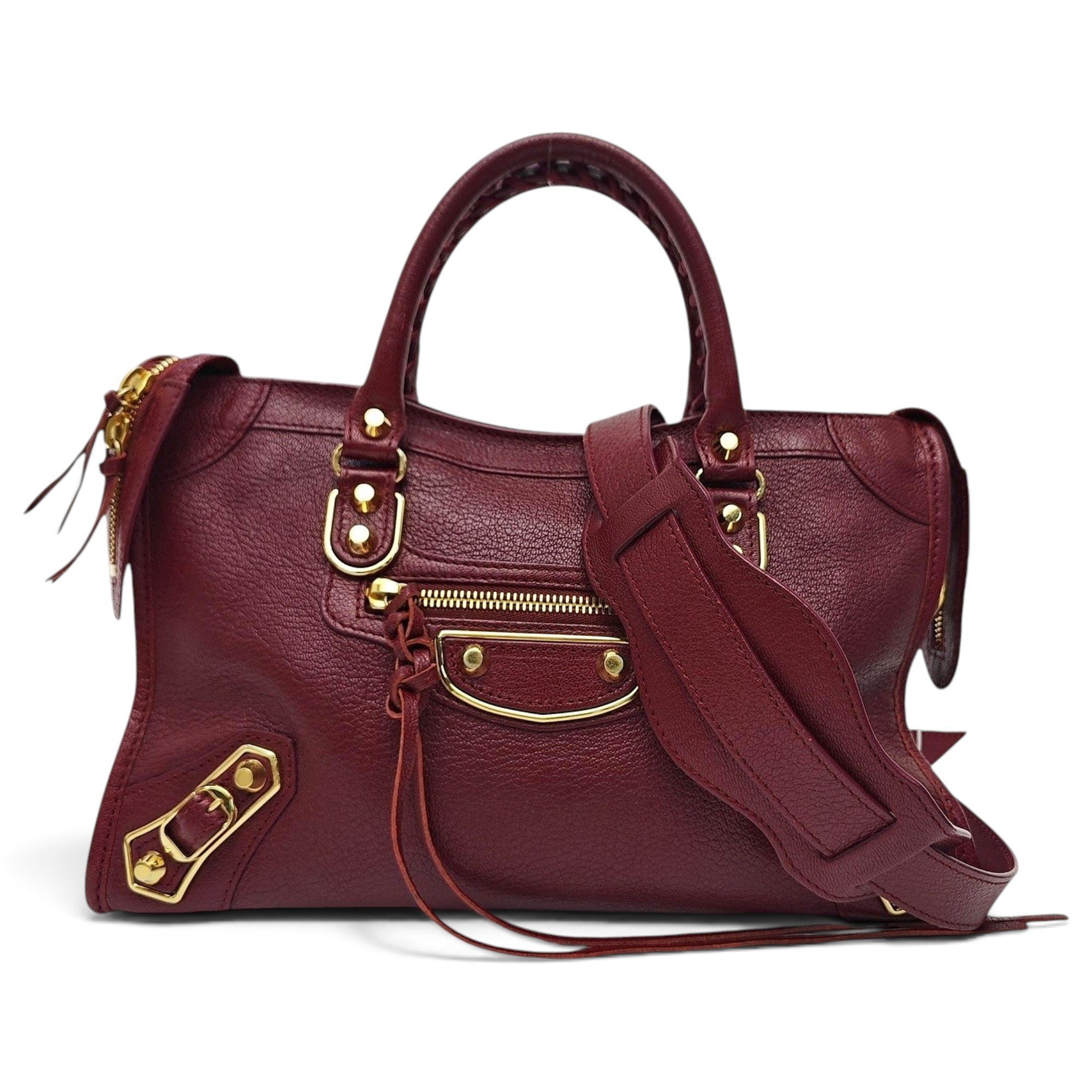 Leather handbag