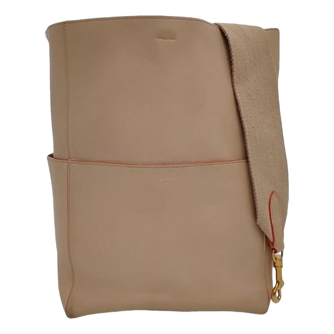 Seau Sangle leather tote