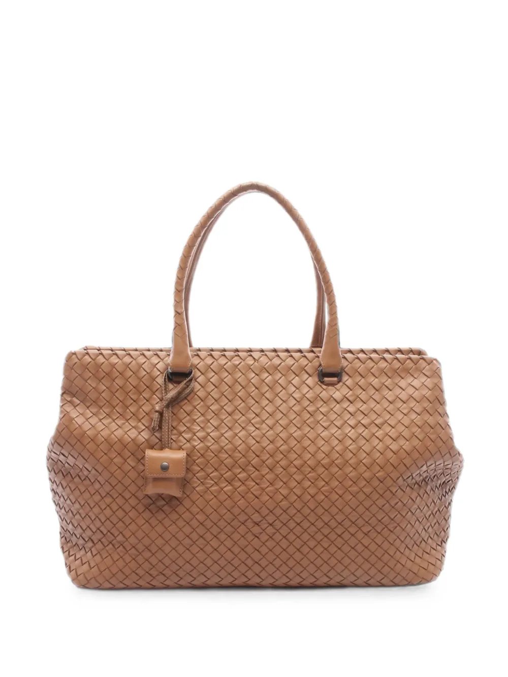 2010s large Intrecciato-leather tote bag