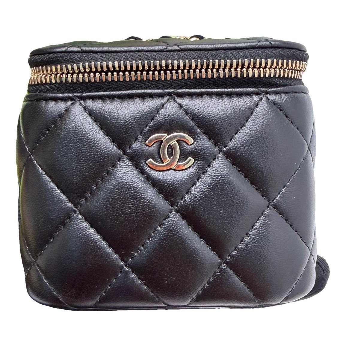 Trendy CC Vanity leather handbag
