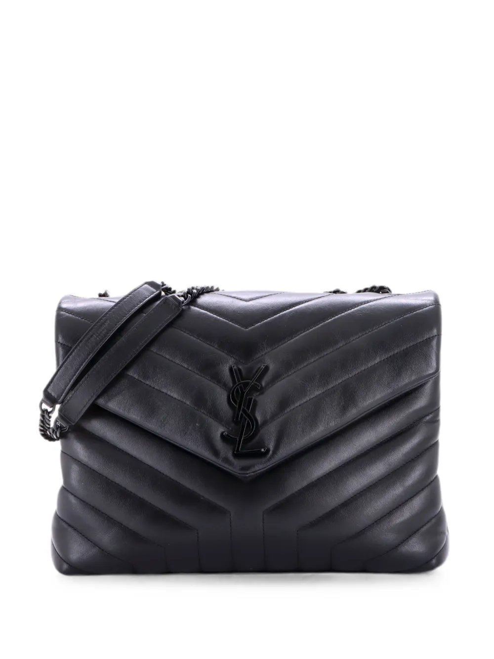 Loulou Matelasse Chevron Leather Medium shoulder bag