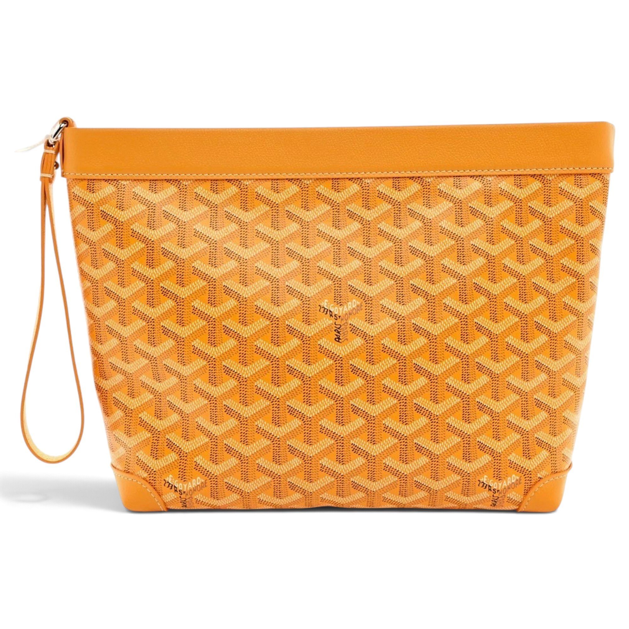 Jouvence leather clutch bag