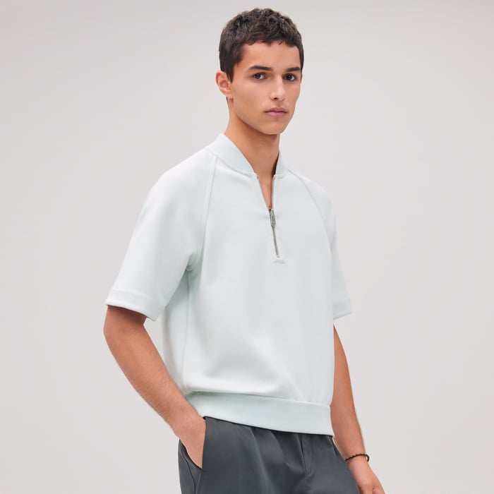 Vapeur "Reversible Sport" Zipped T-shirt