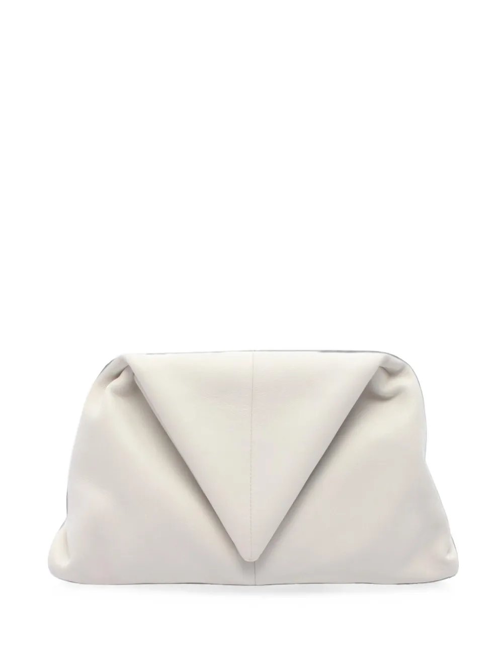 2000s triangle flap clutch bag