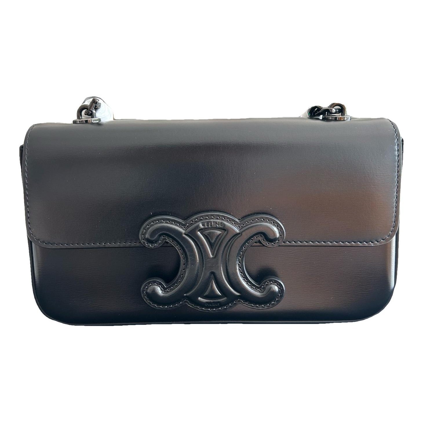 Triomphe Long leather handbag