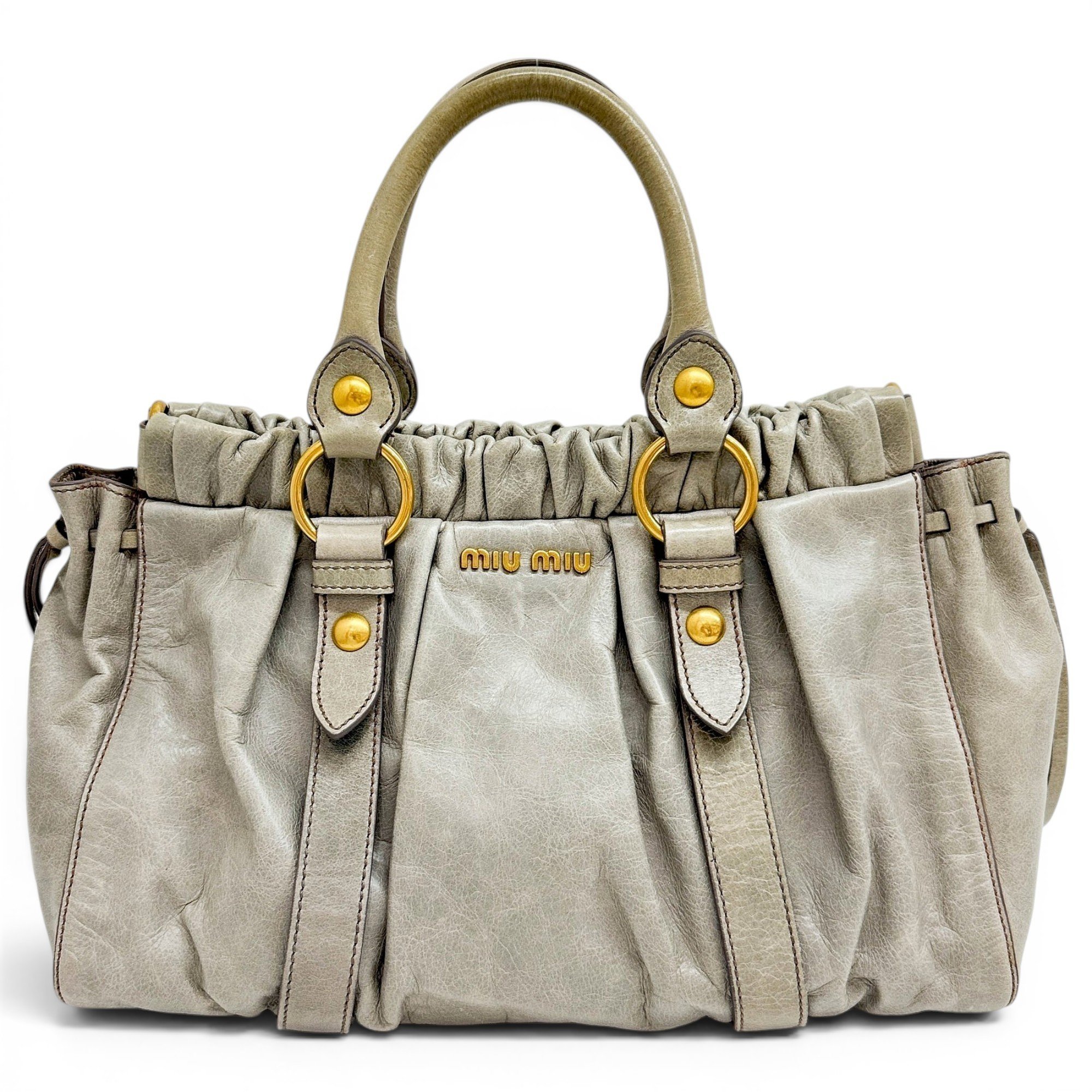 Vitello leather handbag
