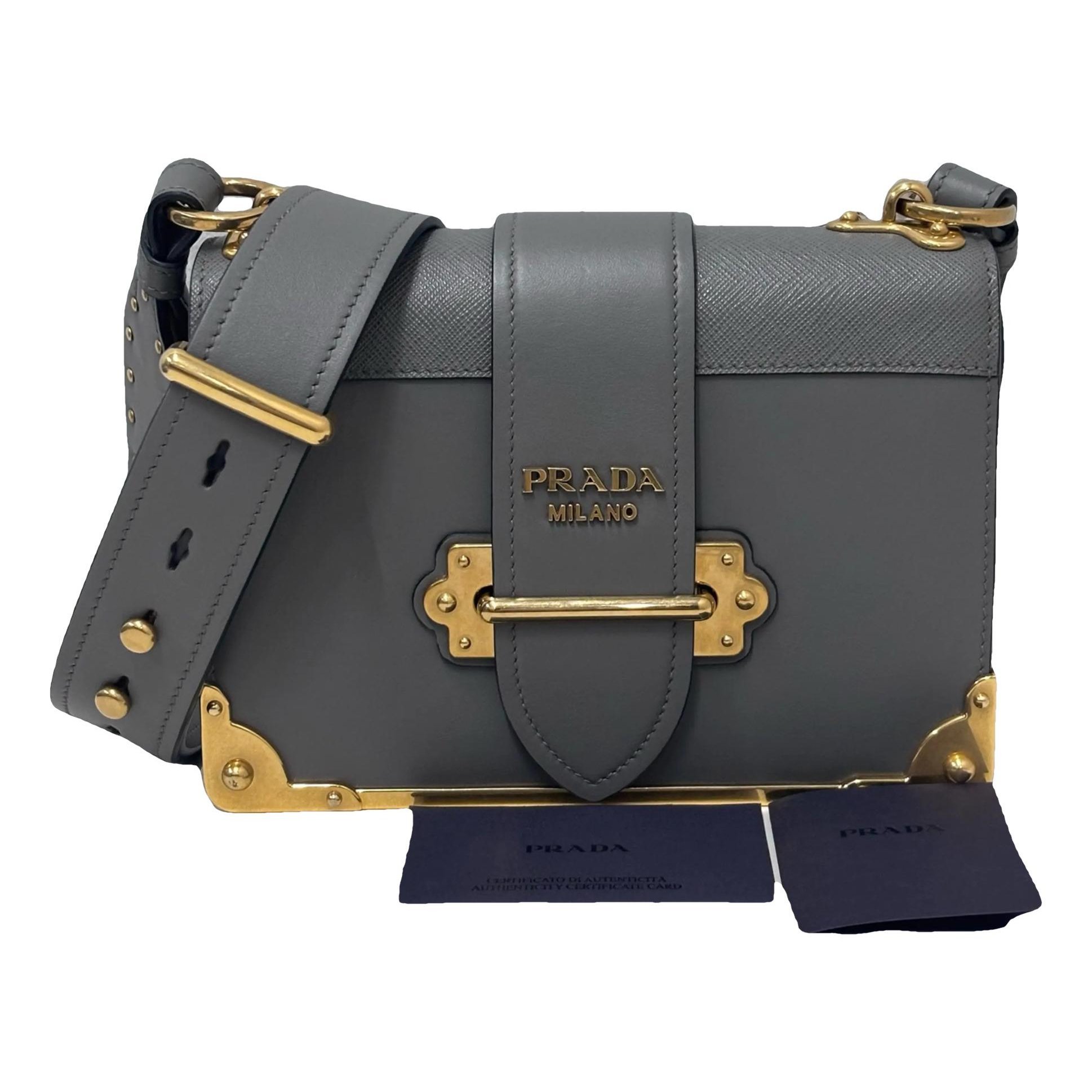 Cahier leather crossbody bag
