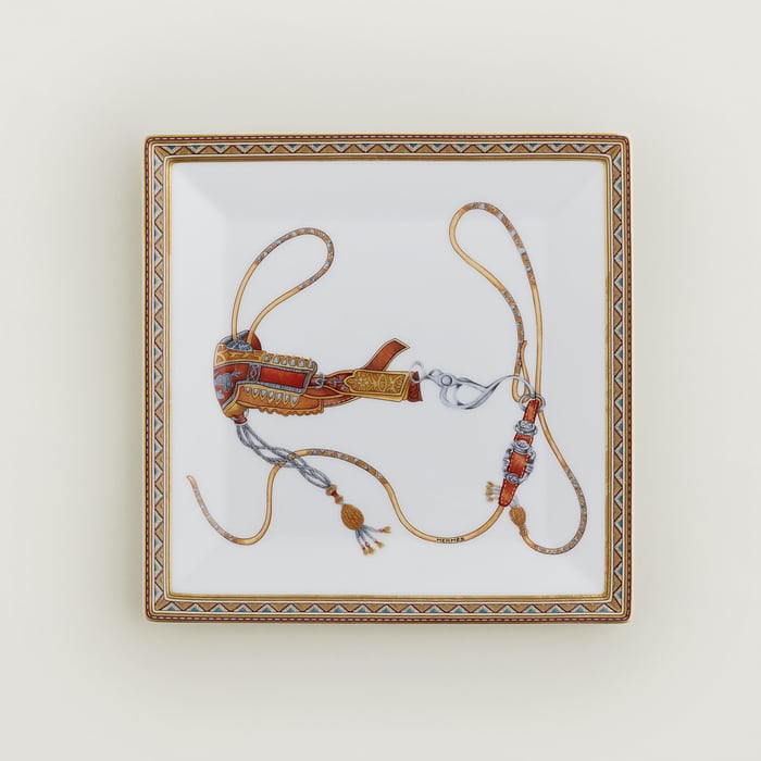 Sans Coloris Cheval D’orient Square Plate N°3