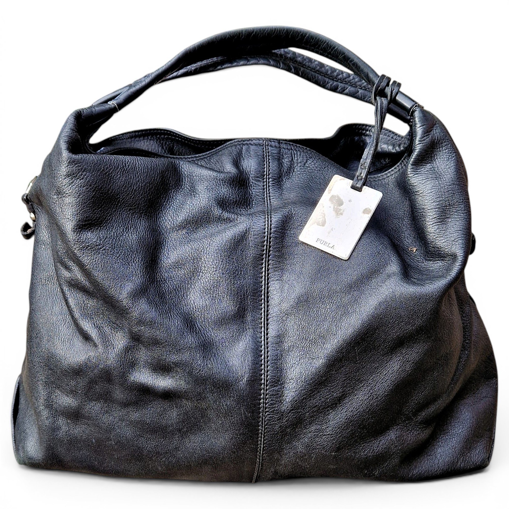 Leather tote