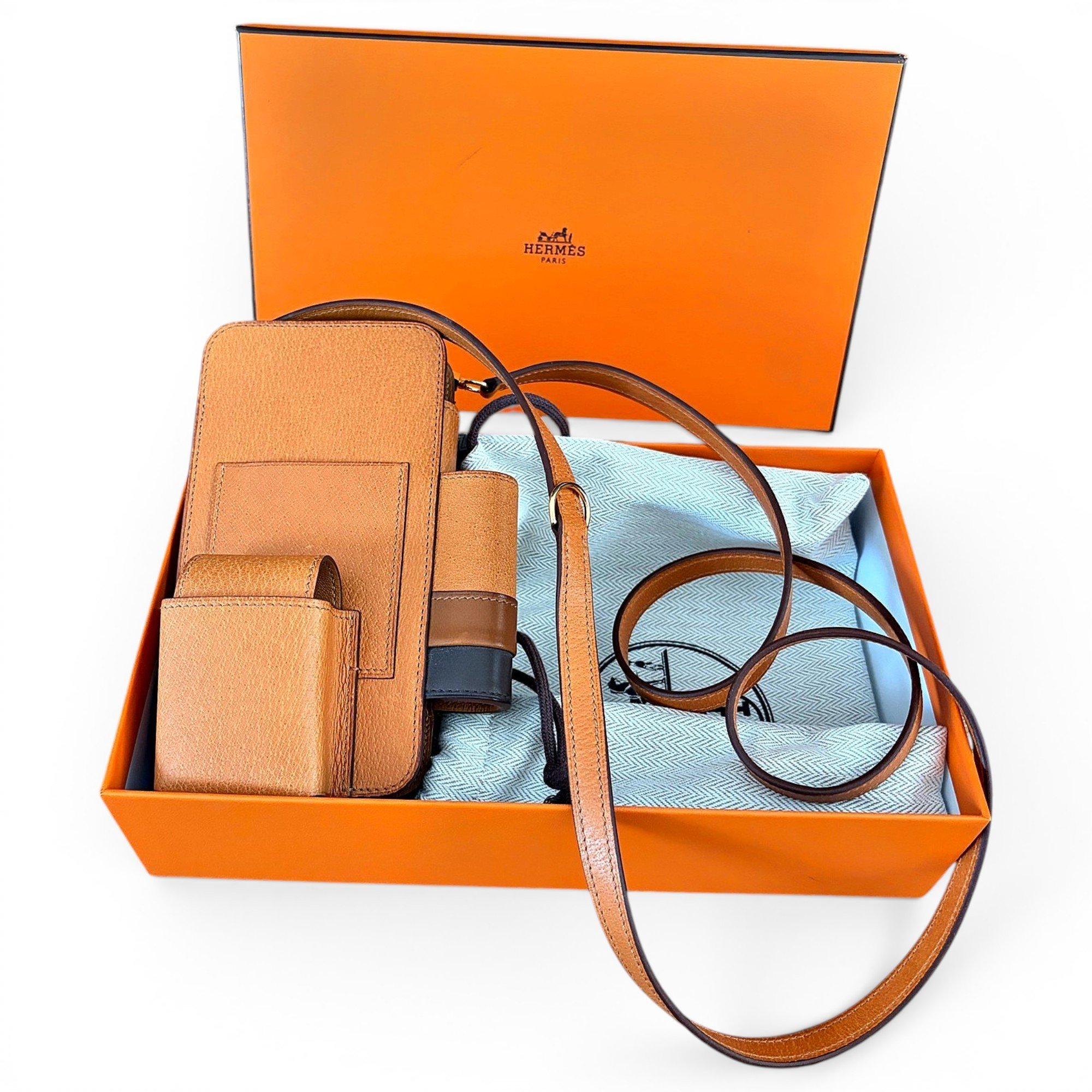 Mini Evelyne leather crossbody bag