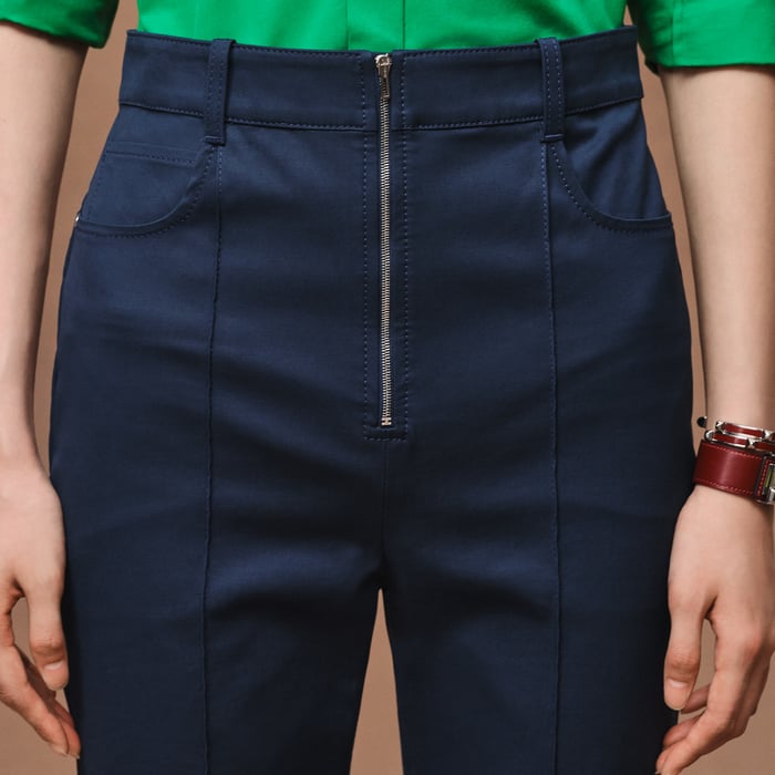 Bleu Outremer Straight Leg Pants
