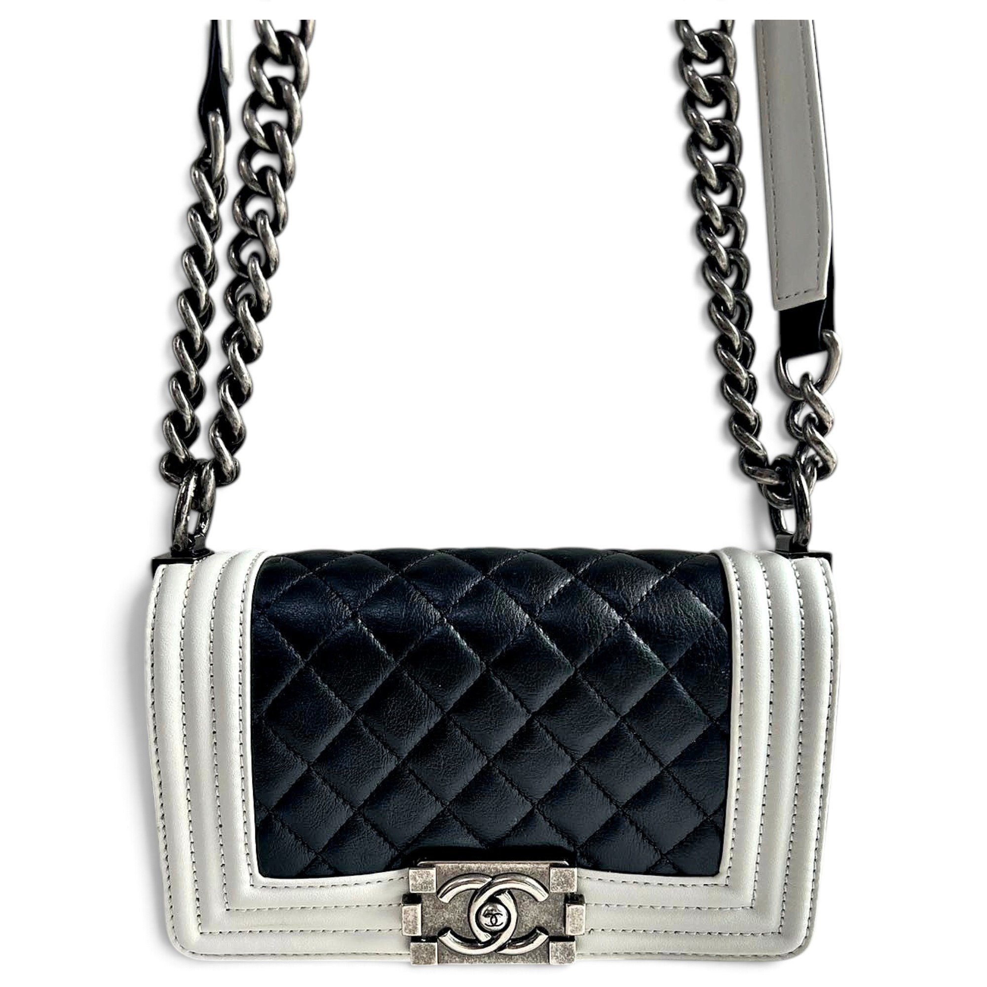 Boy leather crossbody bag