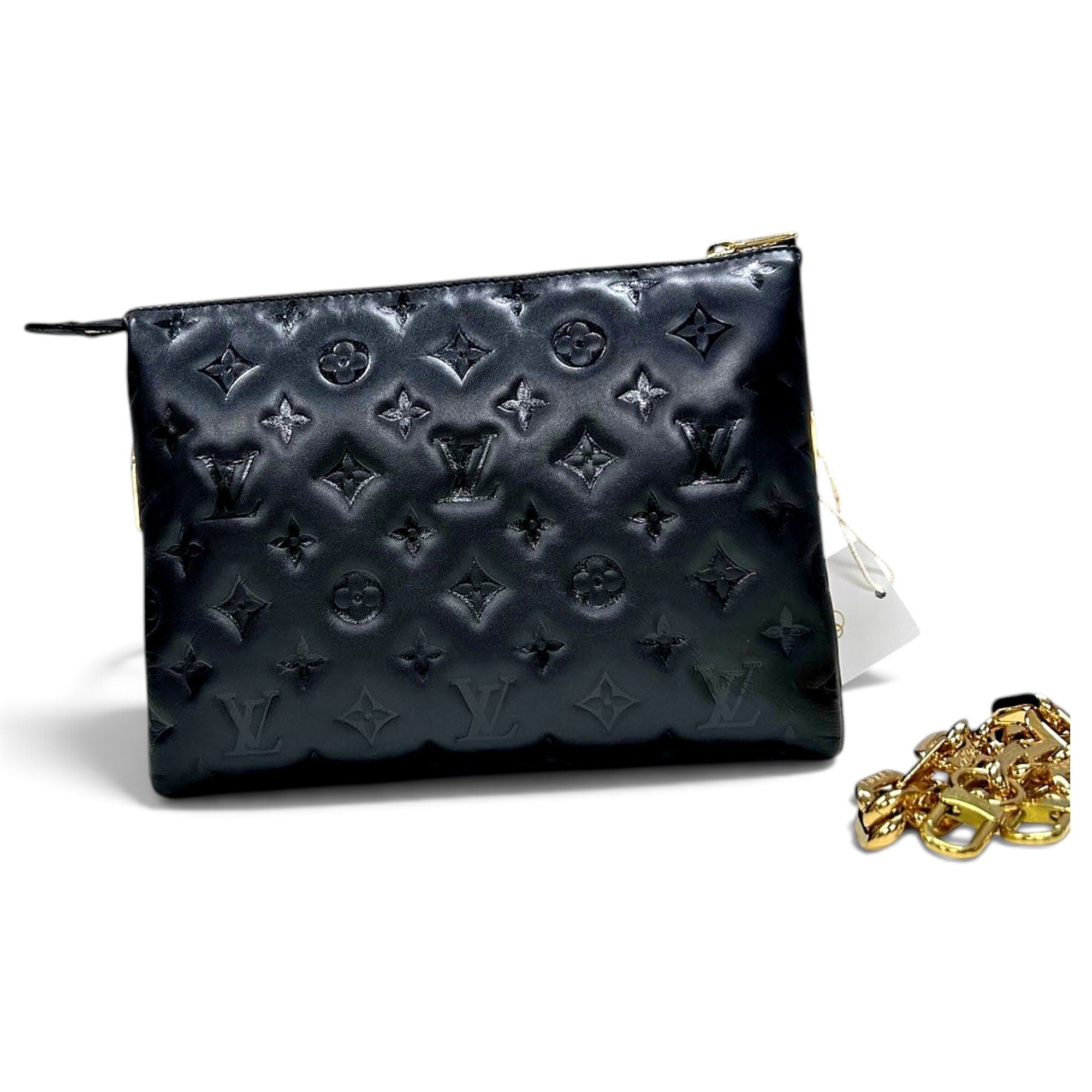 Coussin leather handbag