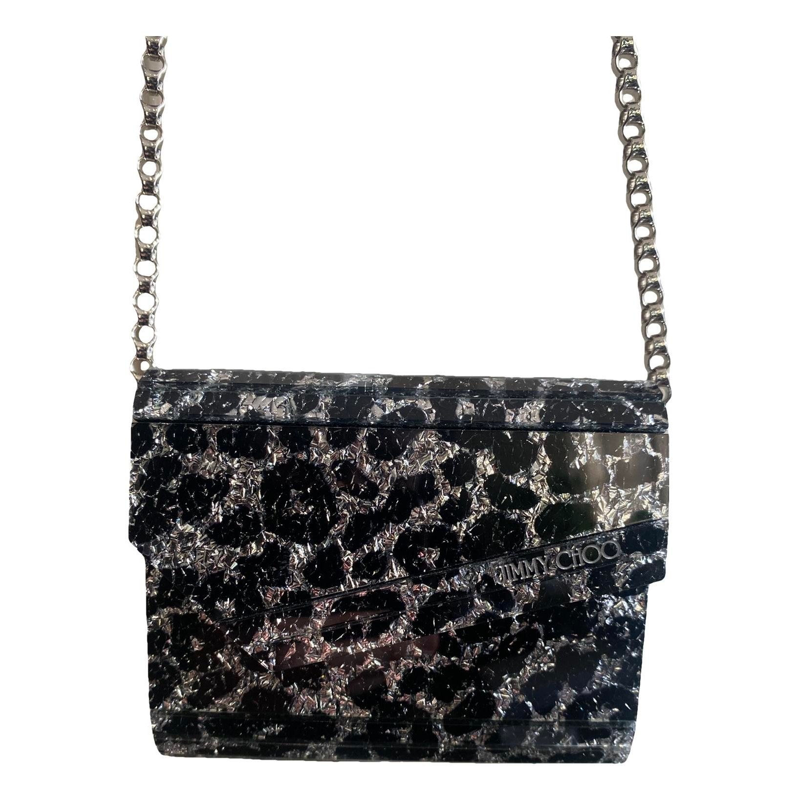 Jimmy Choo Candy vinyl clutch bag