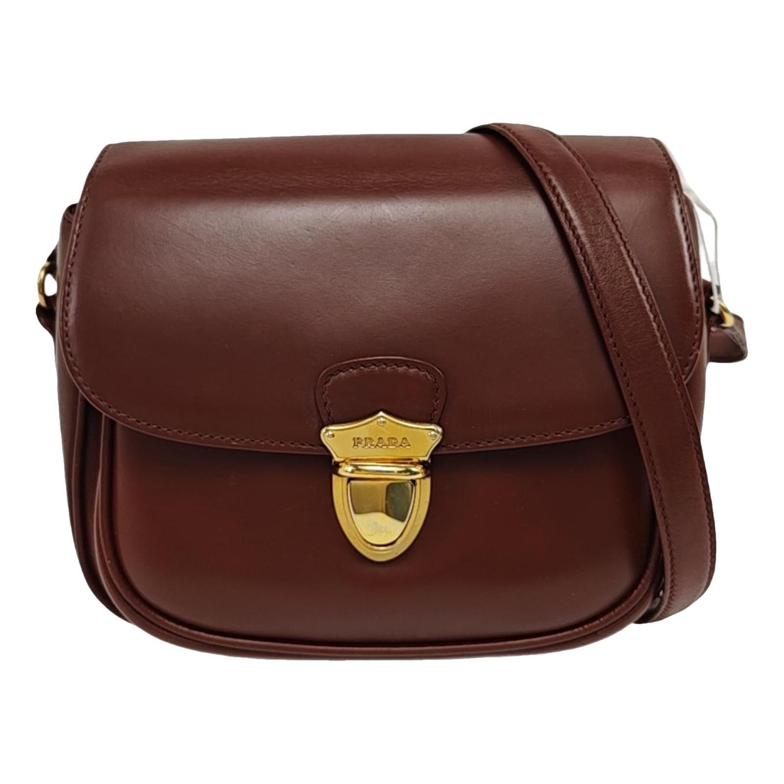 Leather crossbody bag