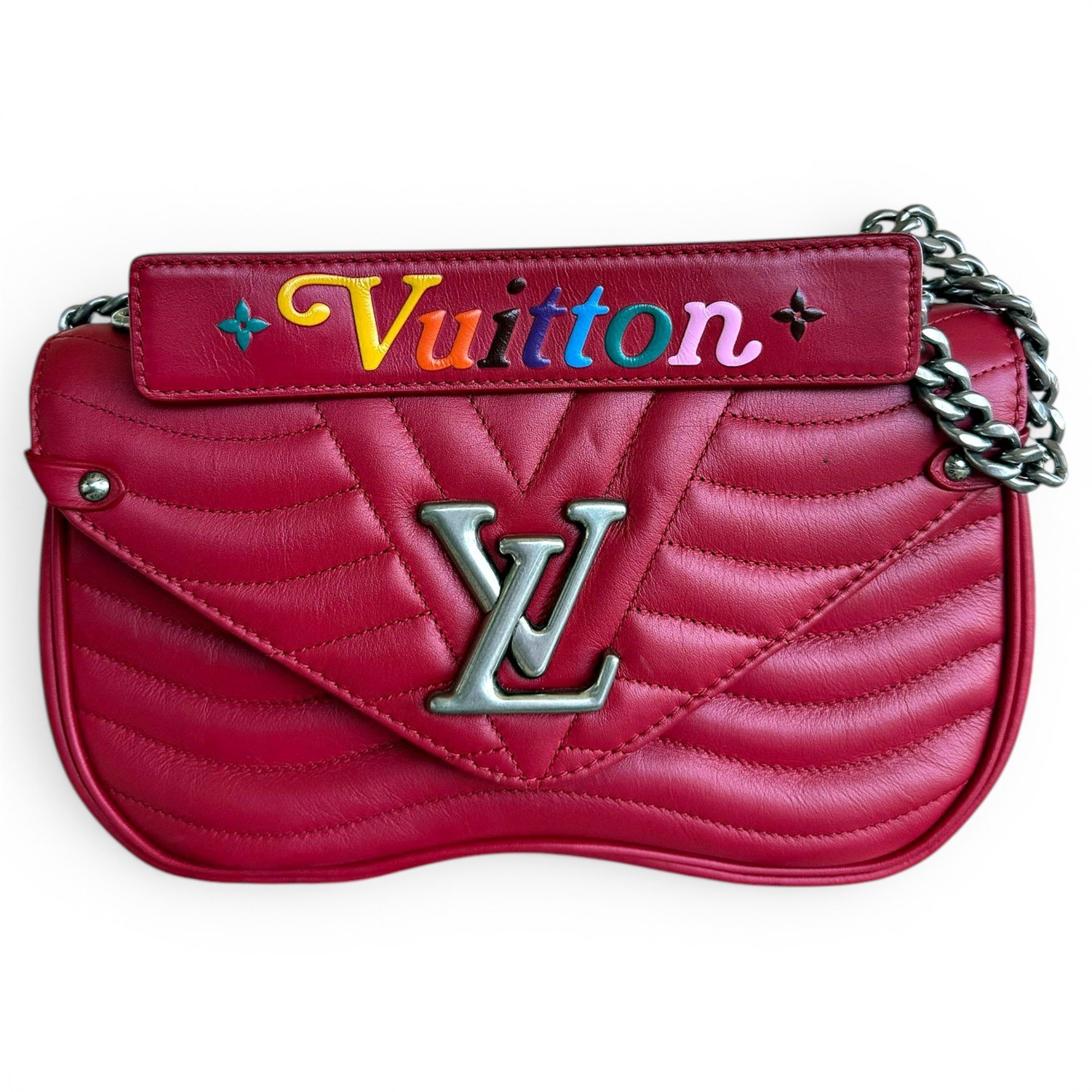 New Wave leather handbag