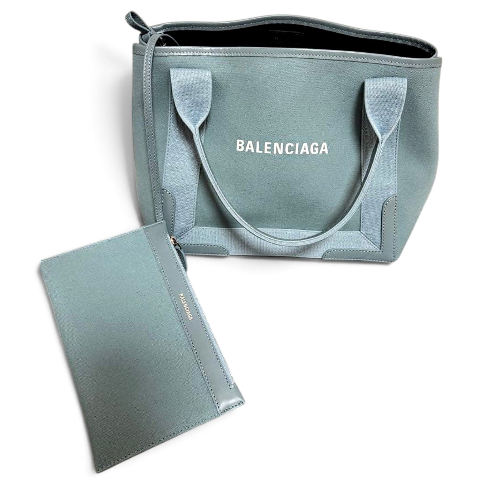 Navy cabas tote