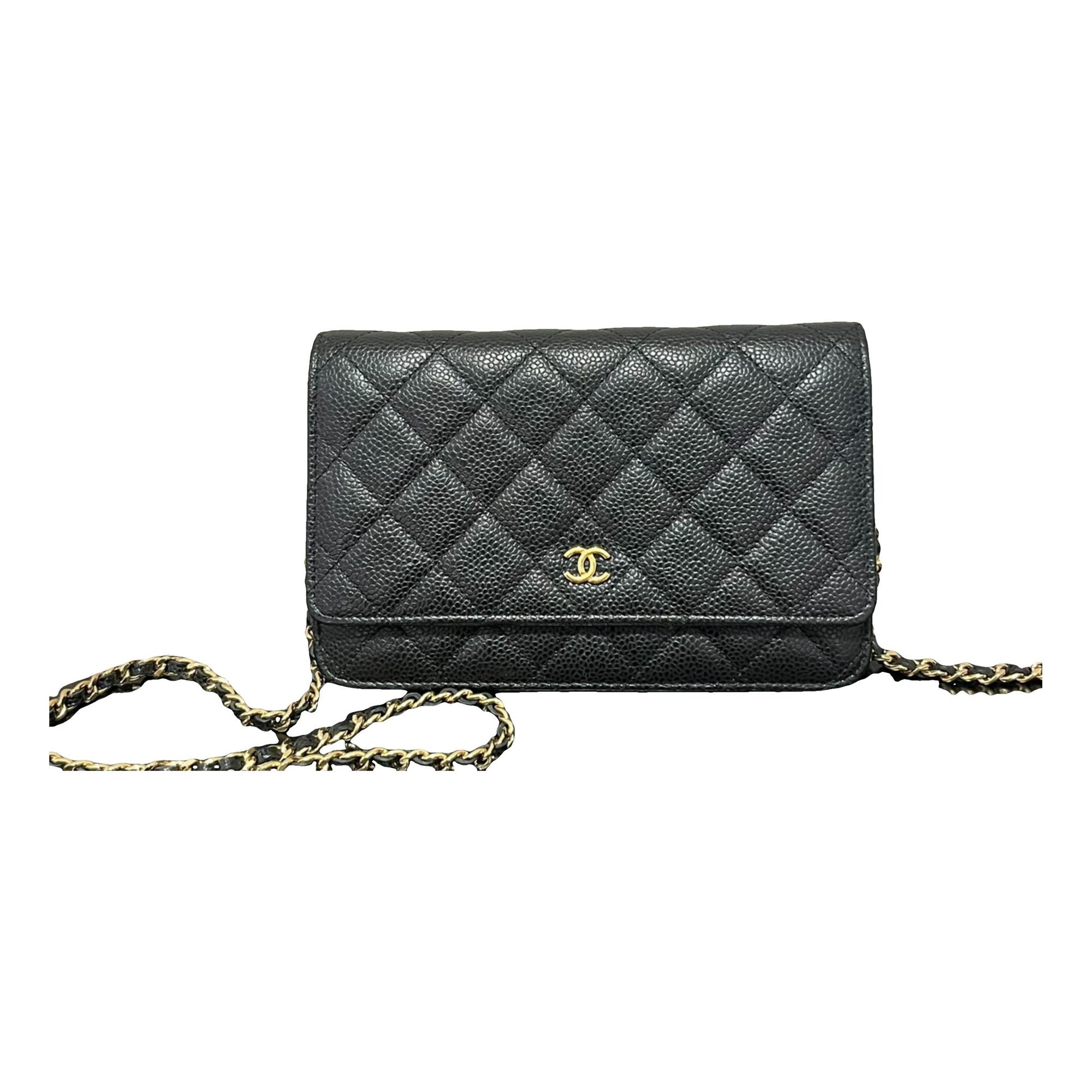 Wallet On Chain Timeless/Classique leather crossbody bag