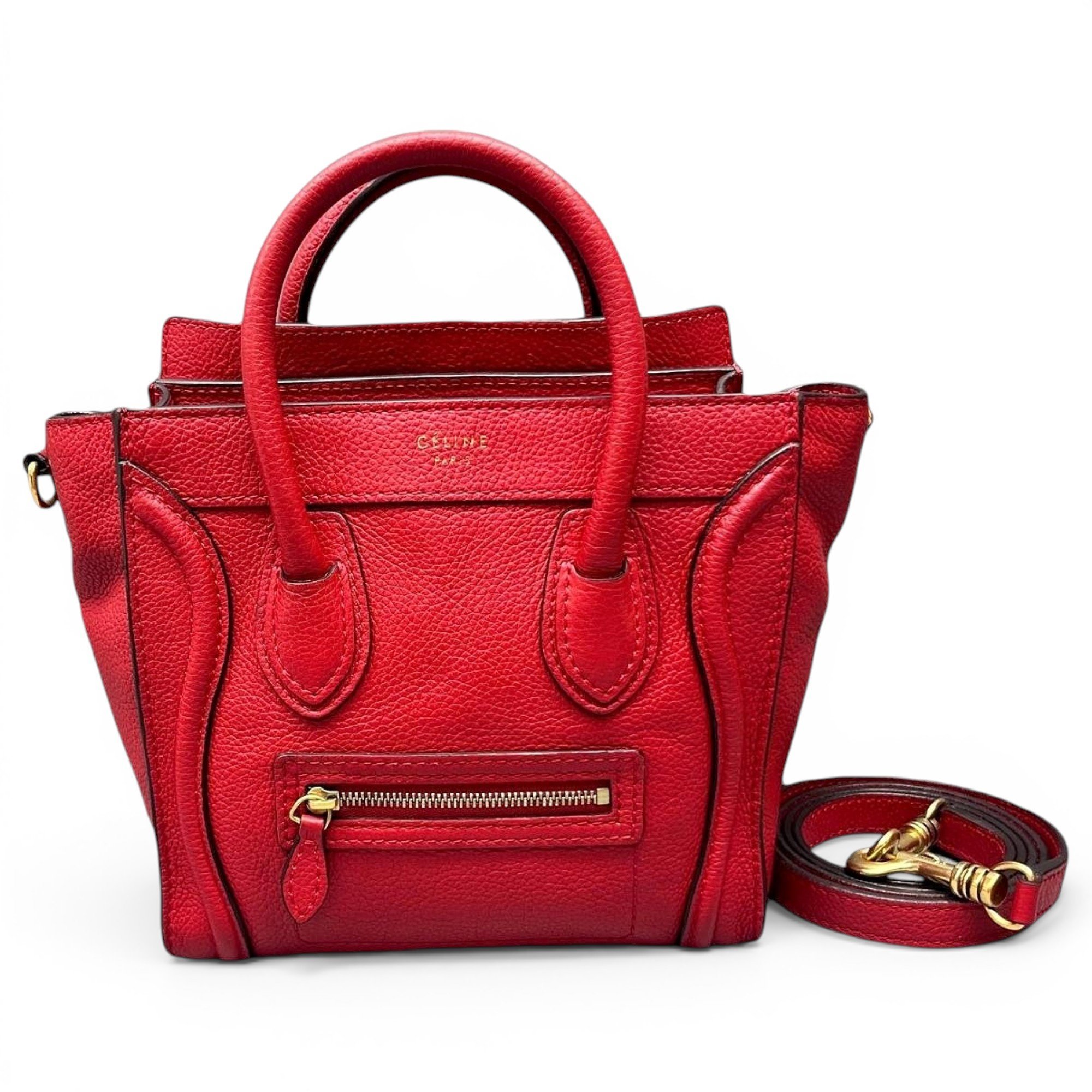 Nano Luggage leather handbag