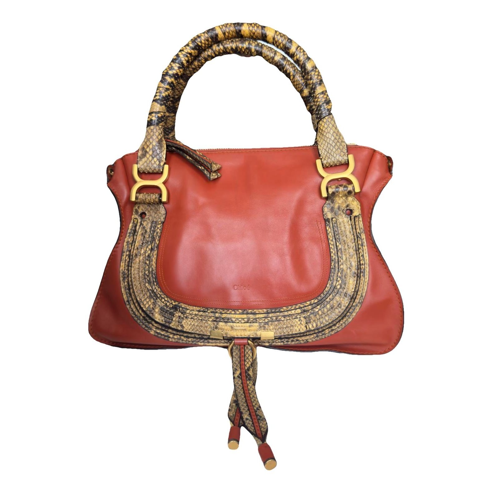 Marcie leather handbag