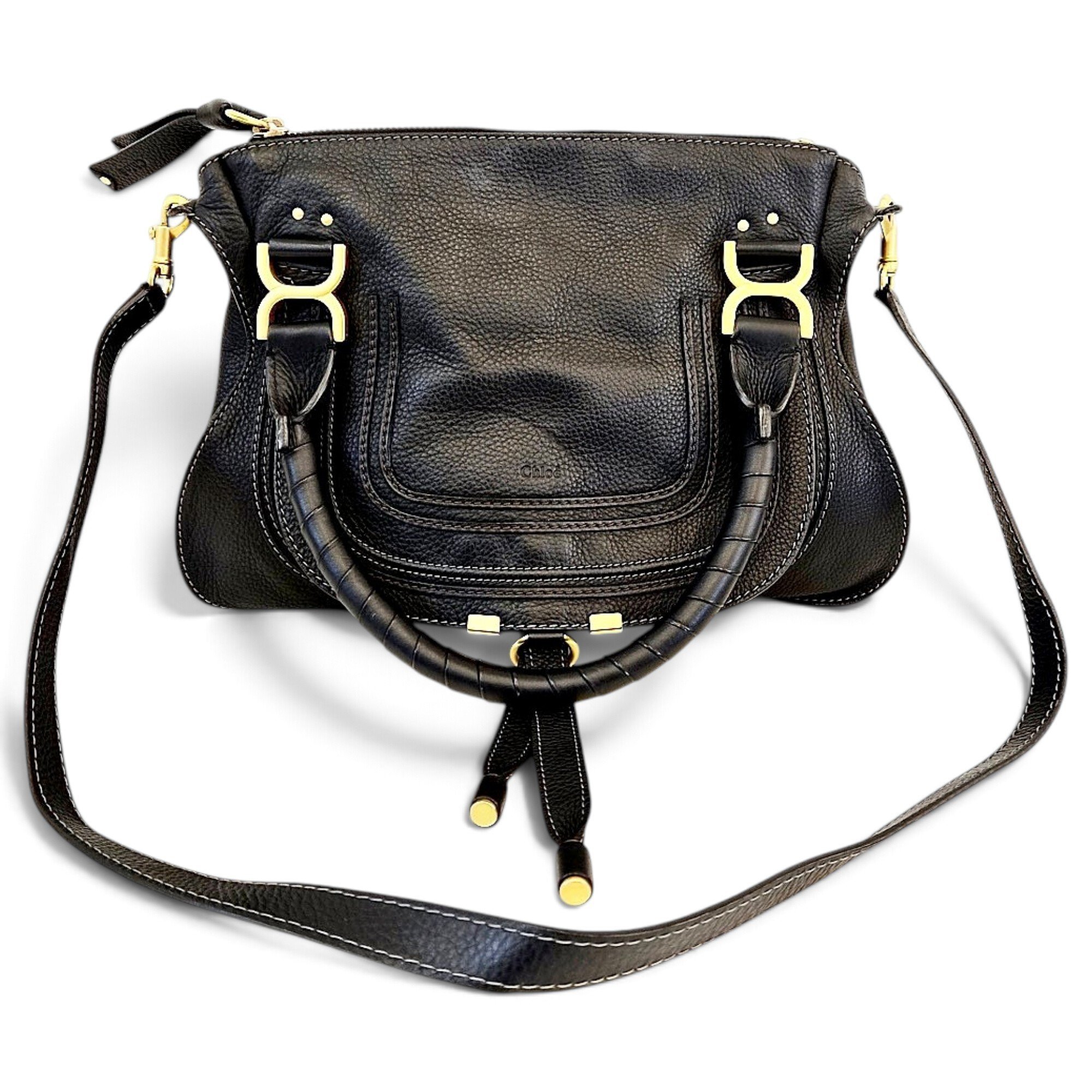 Marcie leather handbag
