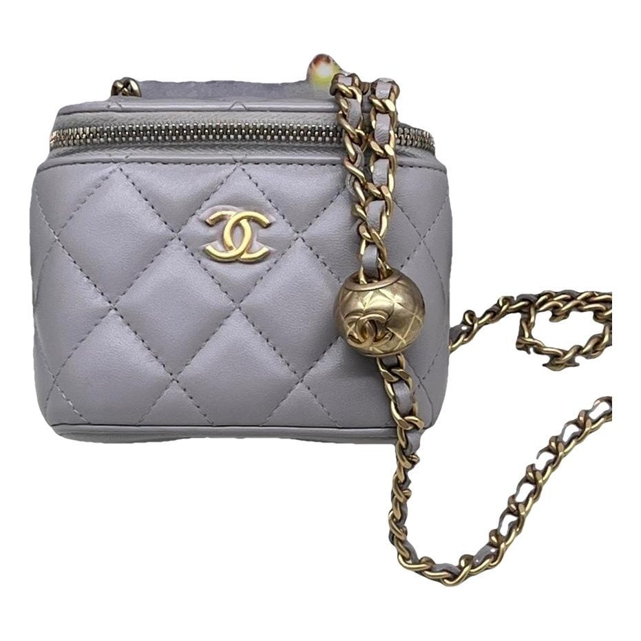 Trendy CC Vanity leather handbag
