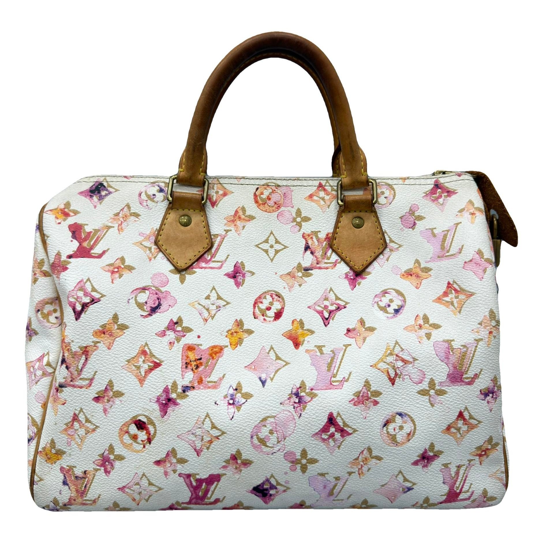 Speedy leather handbag