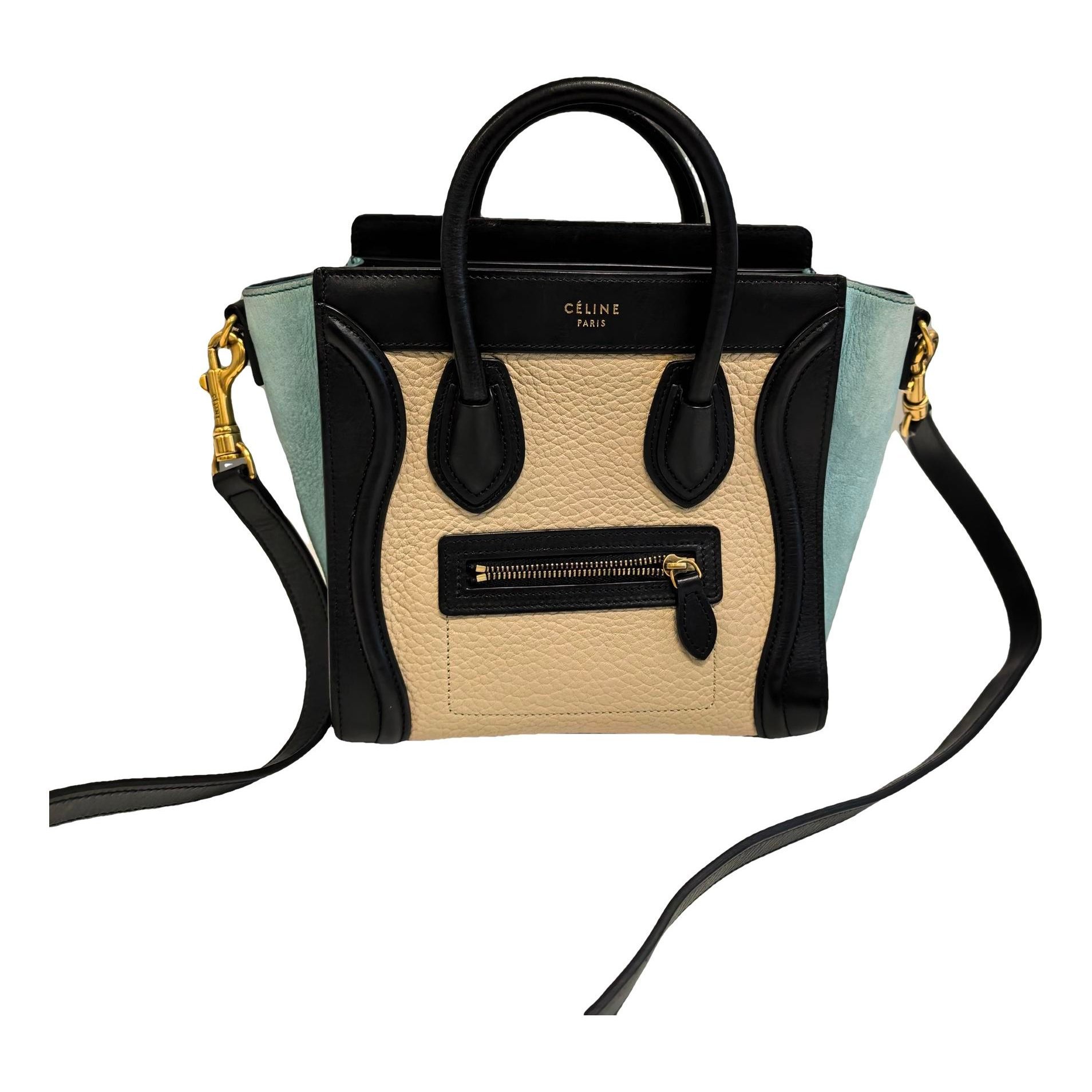 Nano Luggage leather handbag