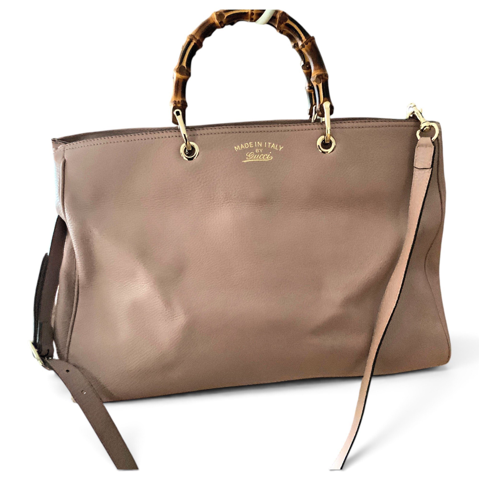 Leather handbag
