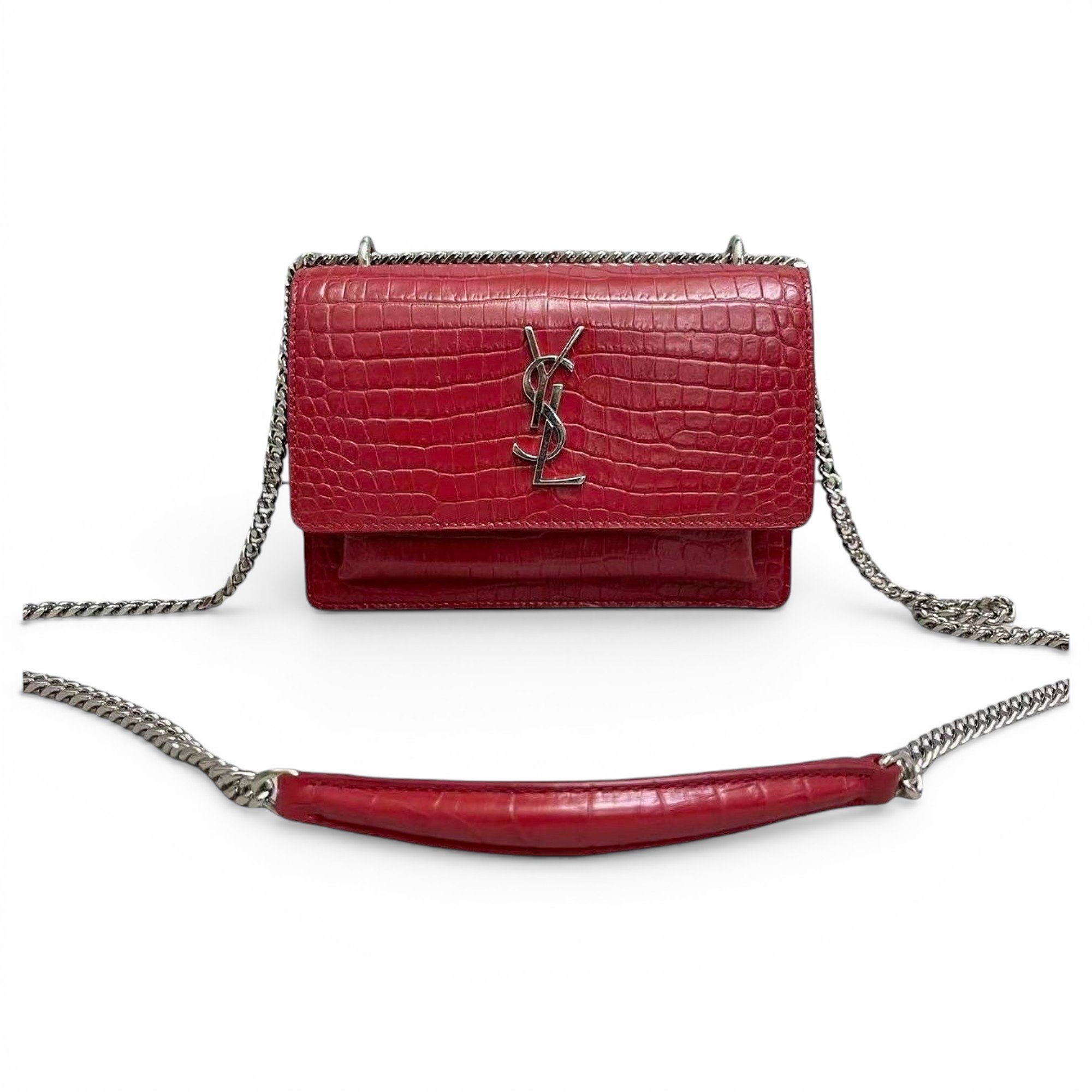 Sunset leather handbag
