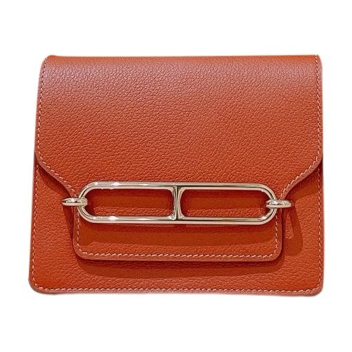 Leather clutch bag