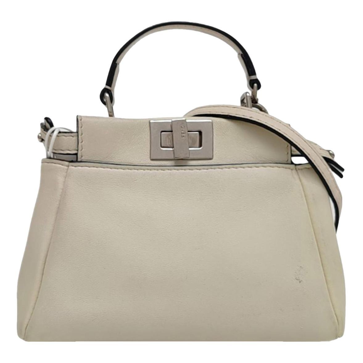 Peekaboo leather handbag