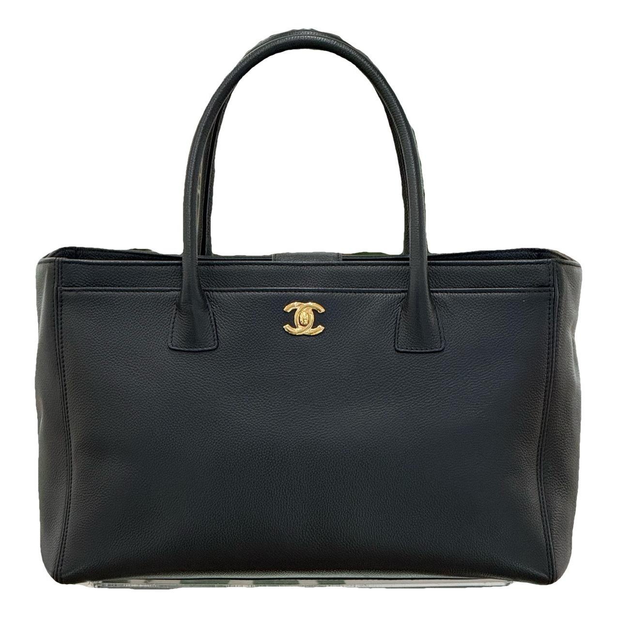 Executive leather tote