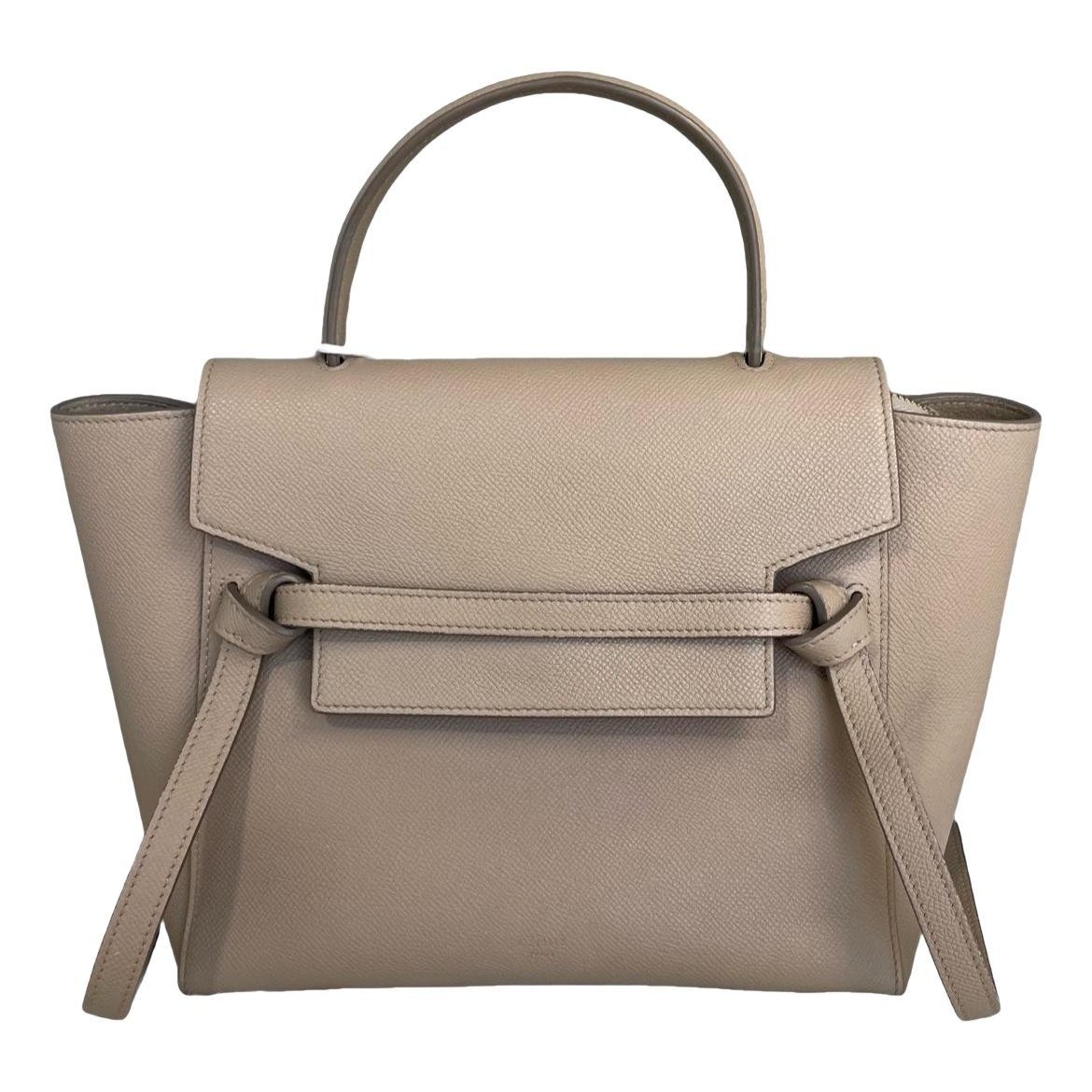 Belt leather handbag