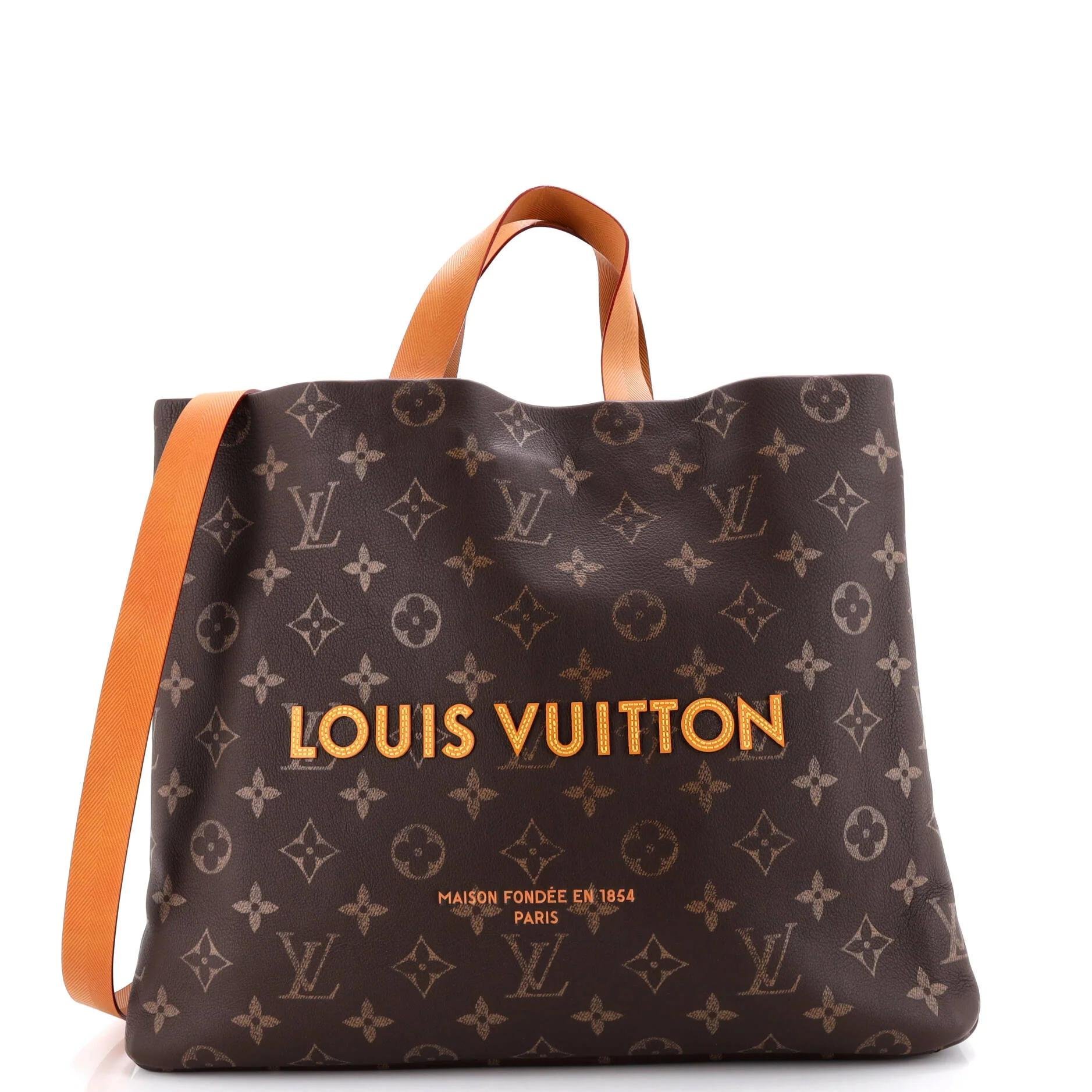 Leather tote