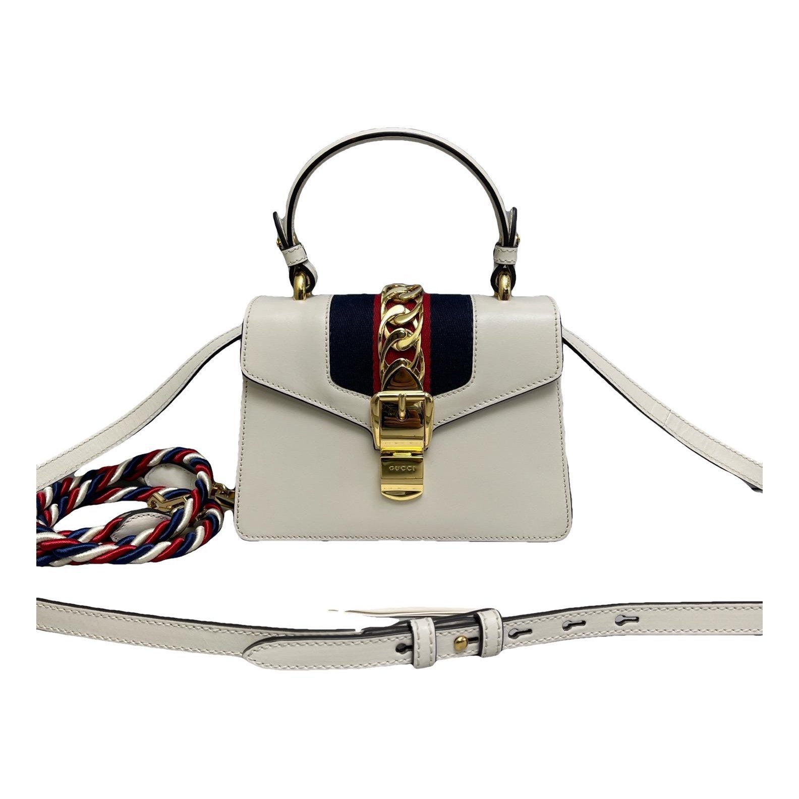 Sylvie Top Handle leather handbag