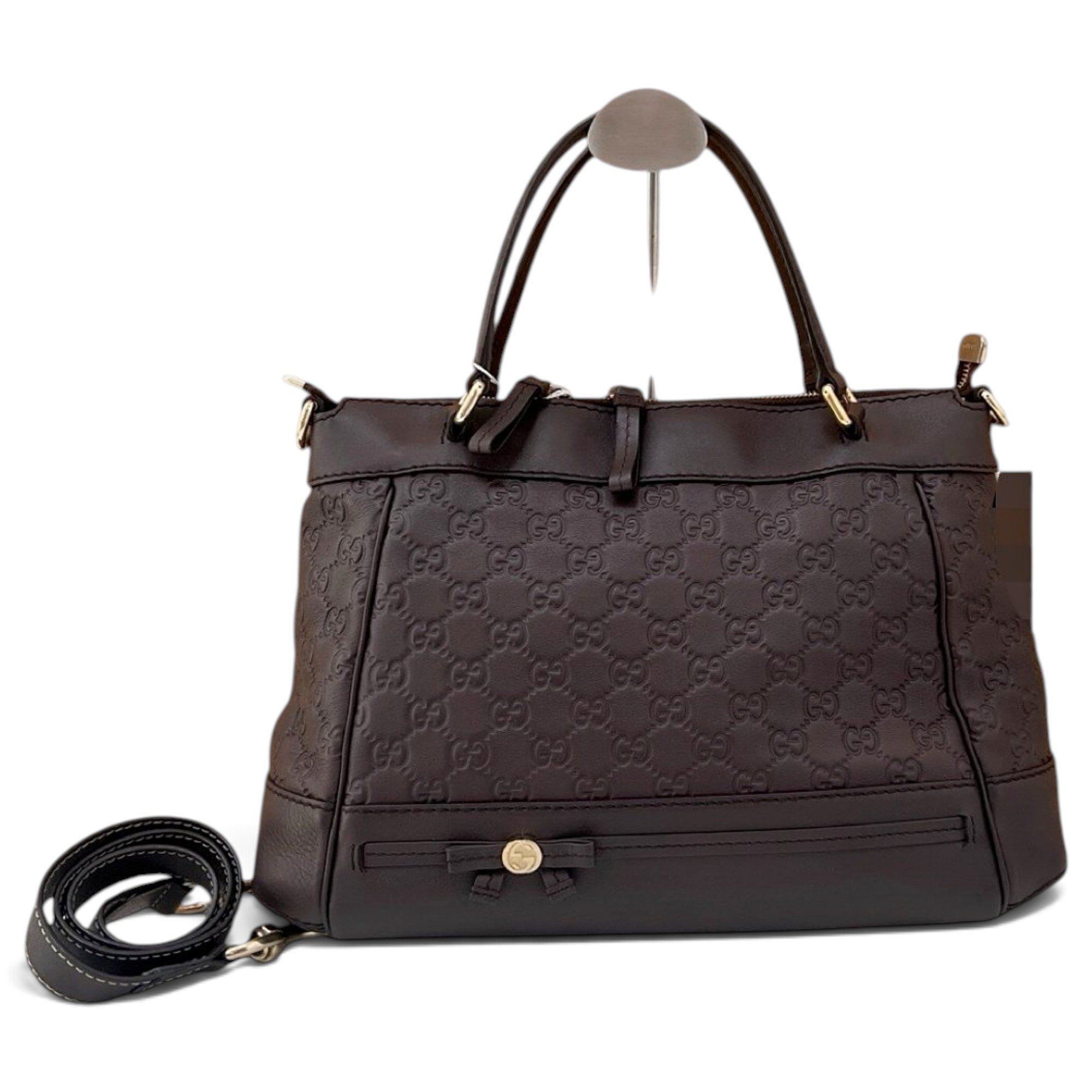 Leather handbag