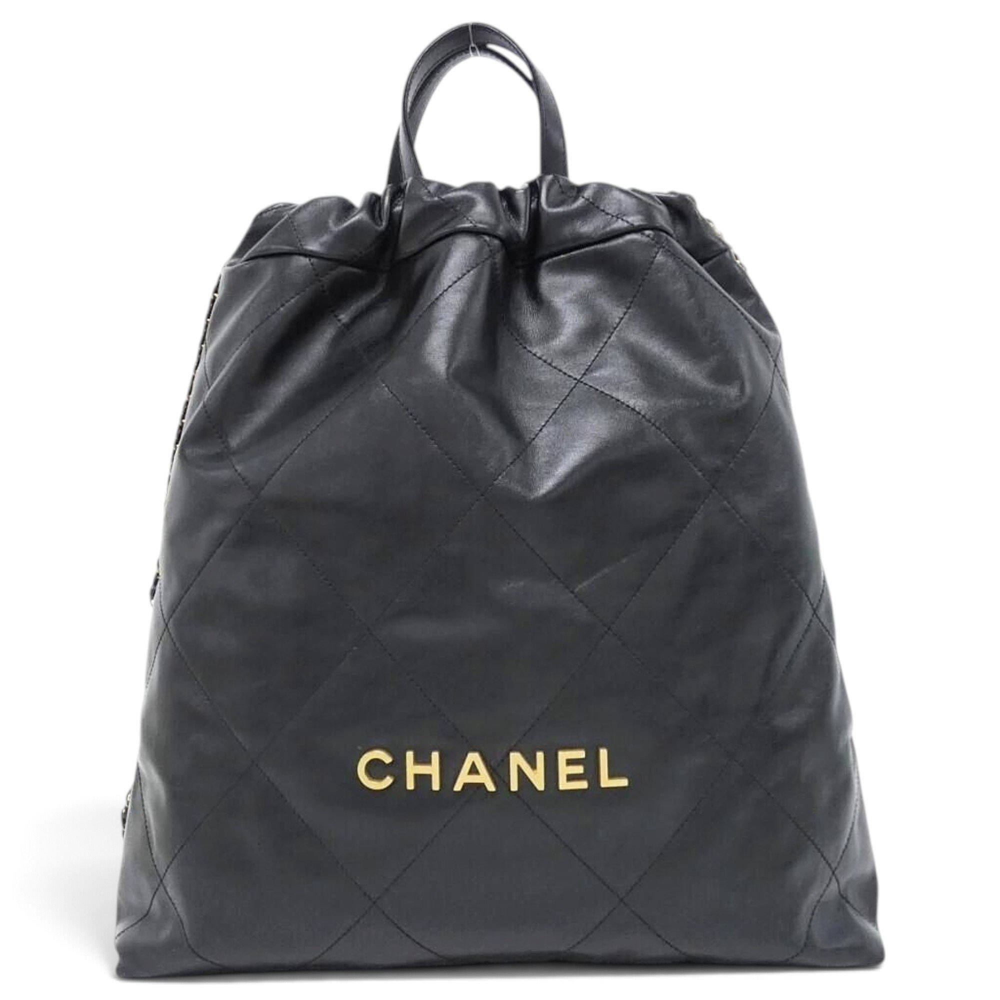 Leather backpack